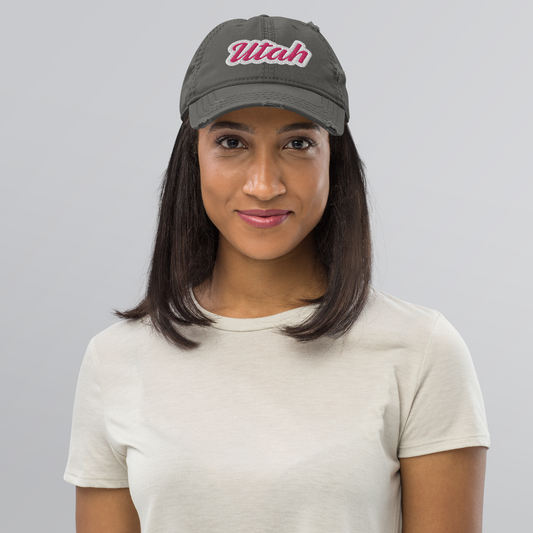 Utah Distressed Hat
